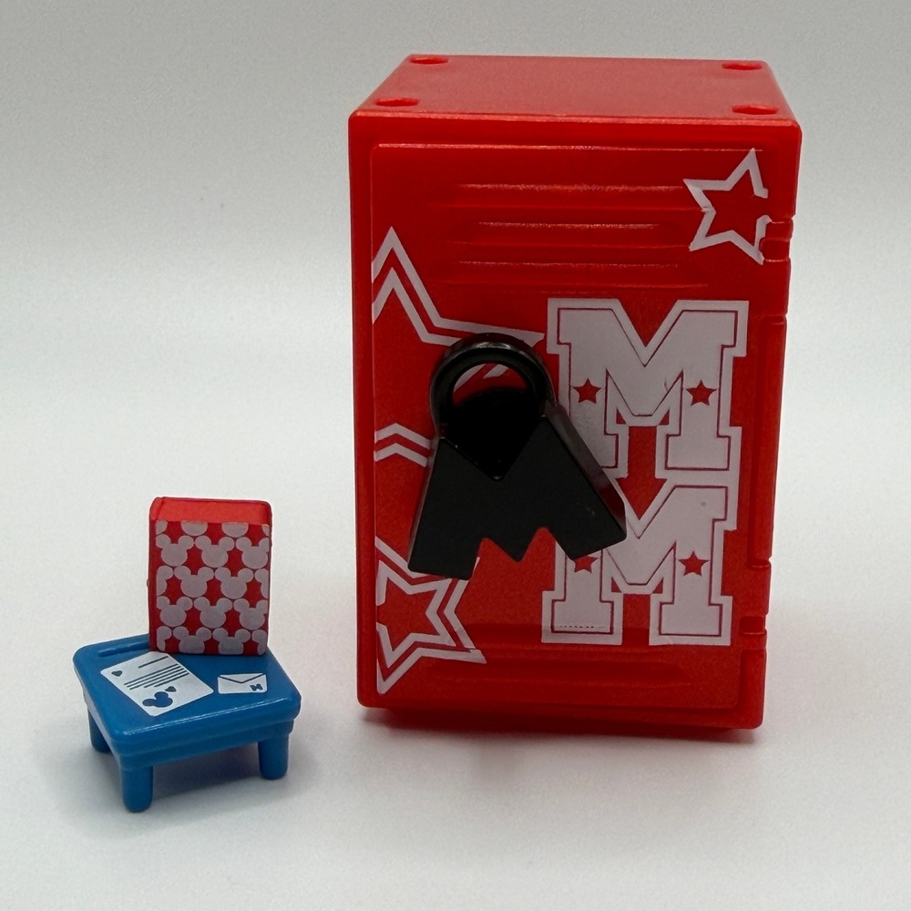 Disney Doorables Academy Surprise Locker Mickey Mouse with Accessories EUC